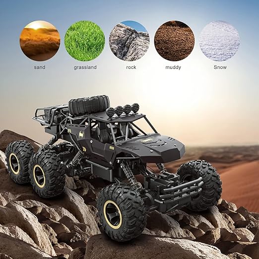 1:10 RC 2.4GHz Large Diecast Off-Road Rock Crawler - Image 3