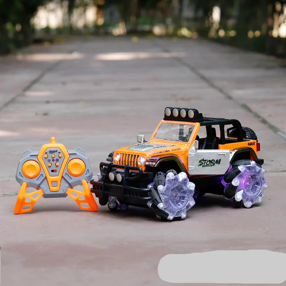 1:14 RC 2.4G Storm Stunt Jeep With Colorful Lights - Image 6