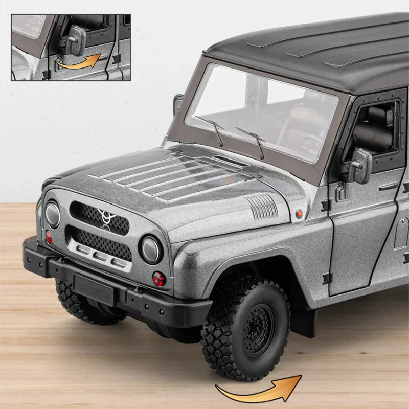 1:18 Diecast Russia UAZ Hunter SUV Model - Image 3