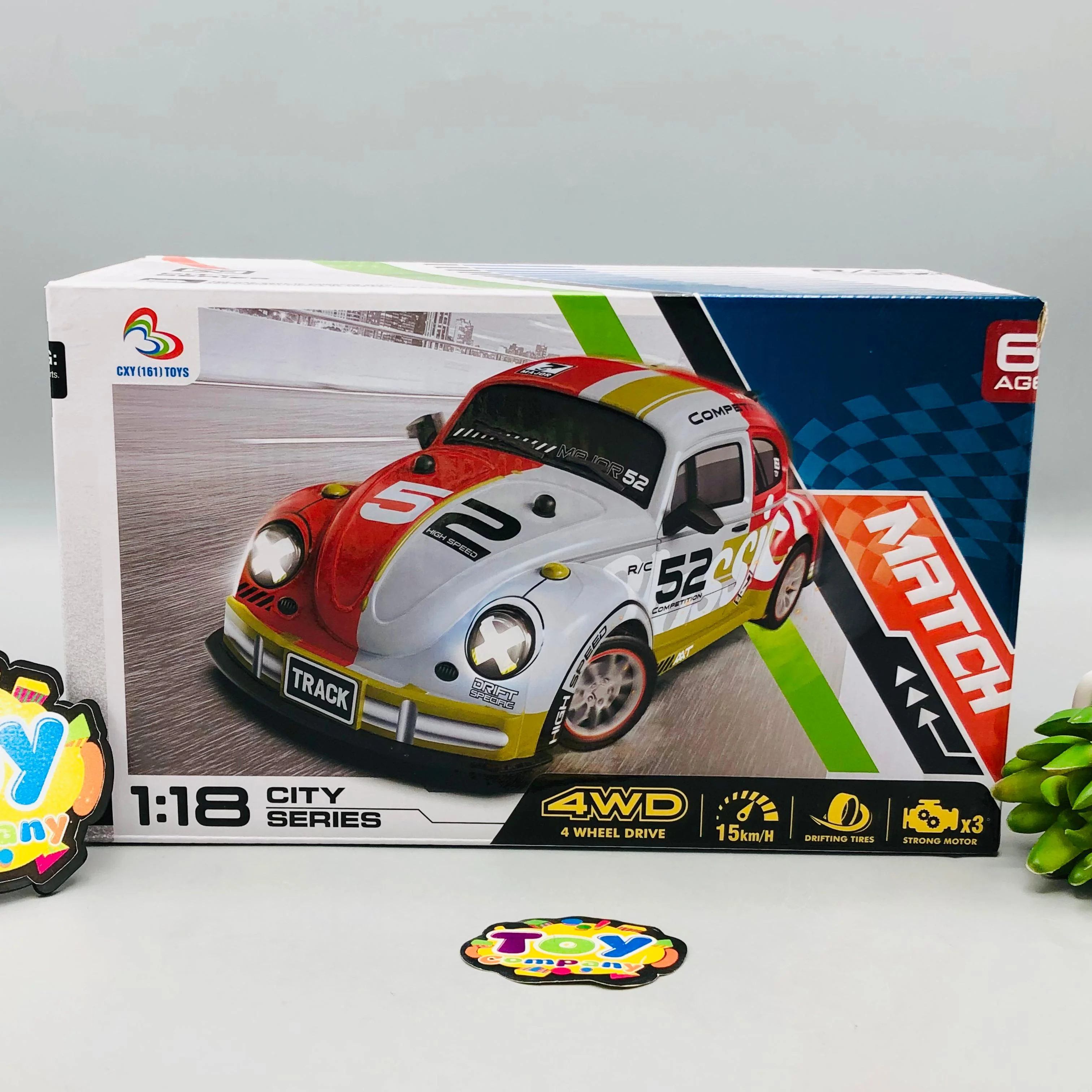 1:18 RC Volkswagen Beetle Foxy Drift Car With Smoke - Image 7