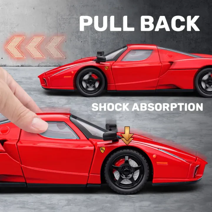 1:22 Diecast Ferrari Enzo Model Car - Image 5