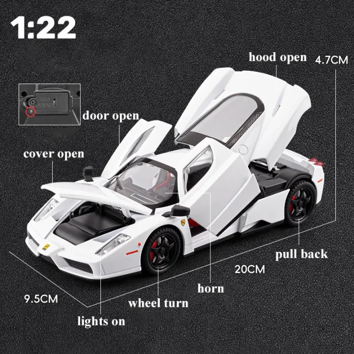 1:22 Diecast Ferrari Enzo Model Car - Image 6