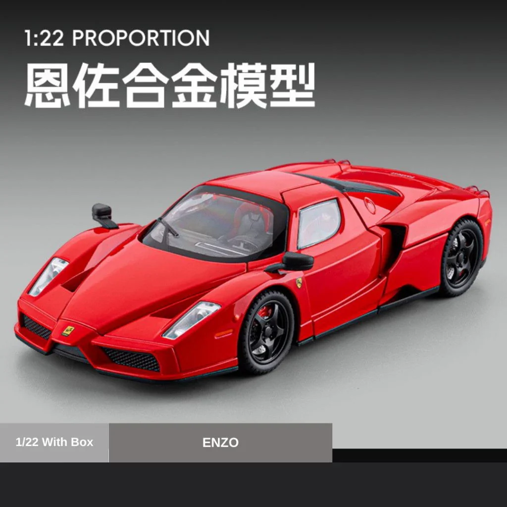 1:22 Diecast Ferrari Enzo Model Car - Image 7