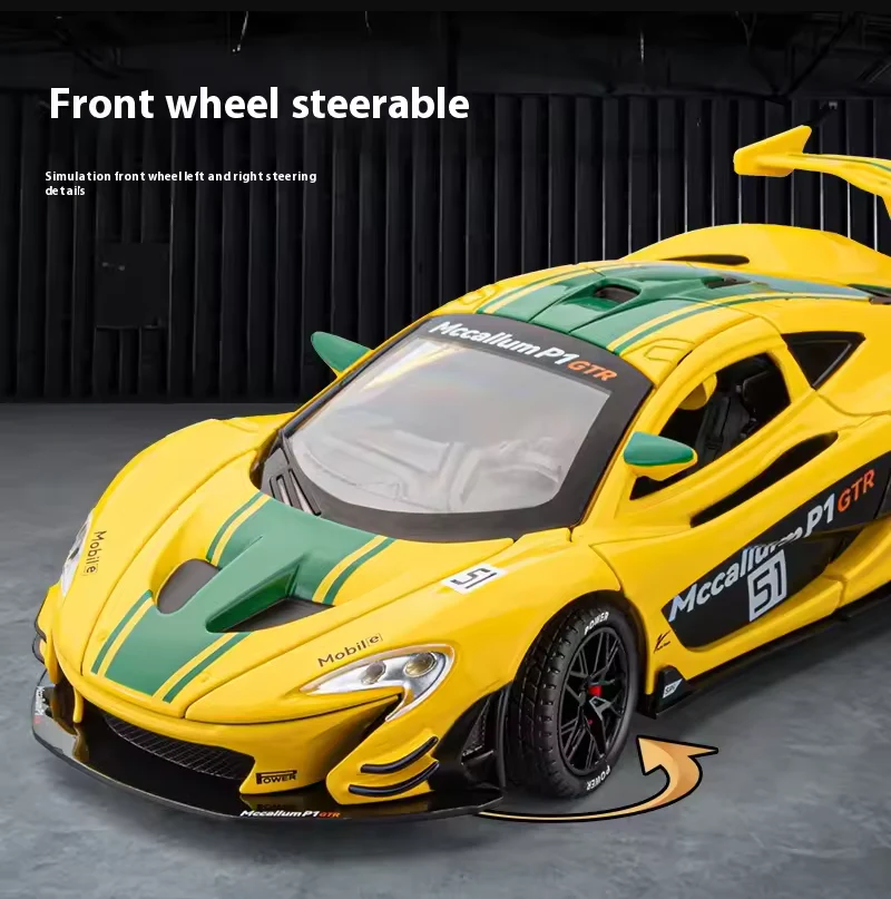 1:22 Diecast MaLaren P1 Model Car - Image 6