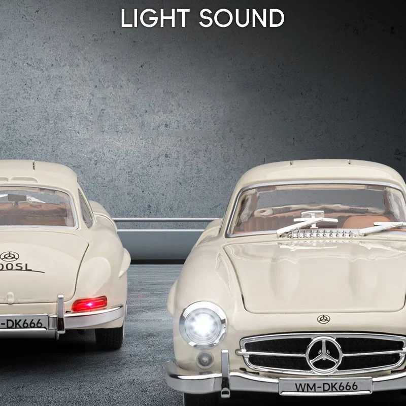 1:22 Diecast Mercedes Benz 300SL Model Car - Image 4