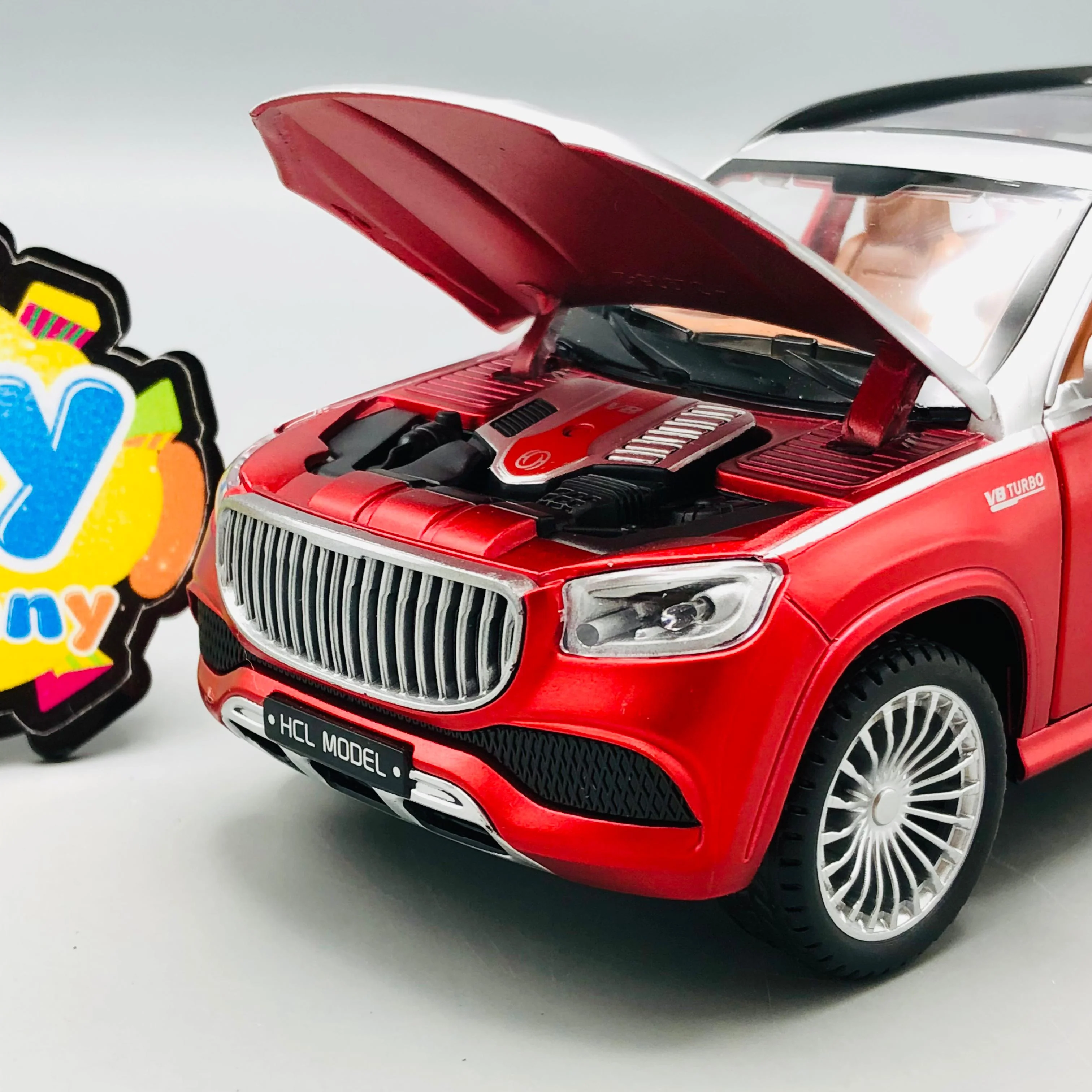 1:22 RC Diecast Mercedes Maybach GLS Model Car With Smoke - Image 9