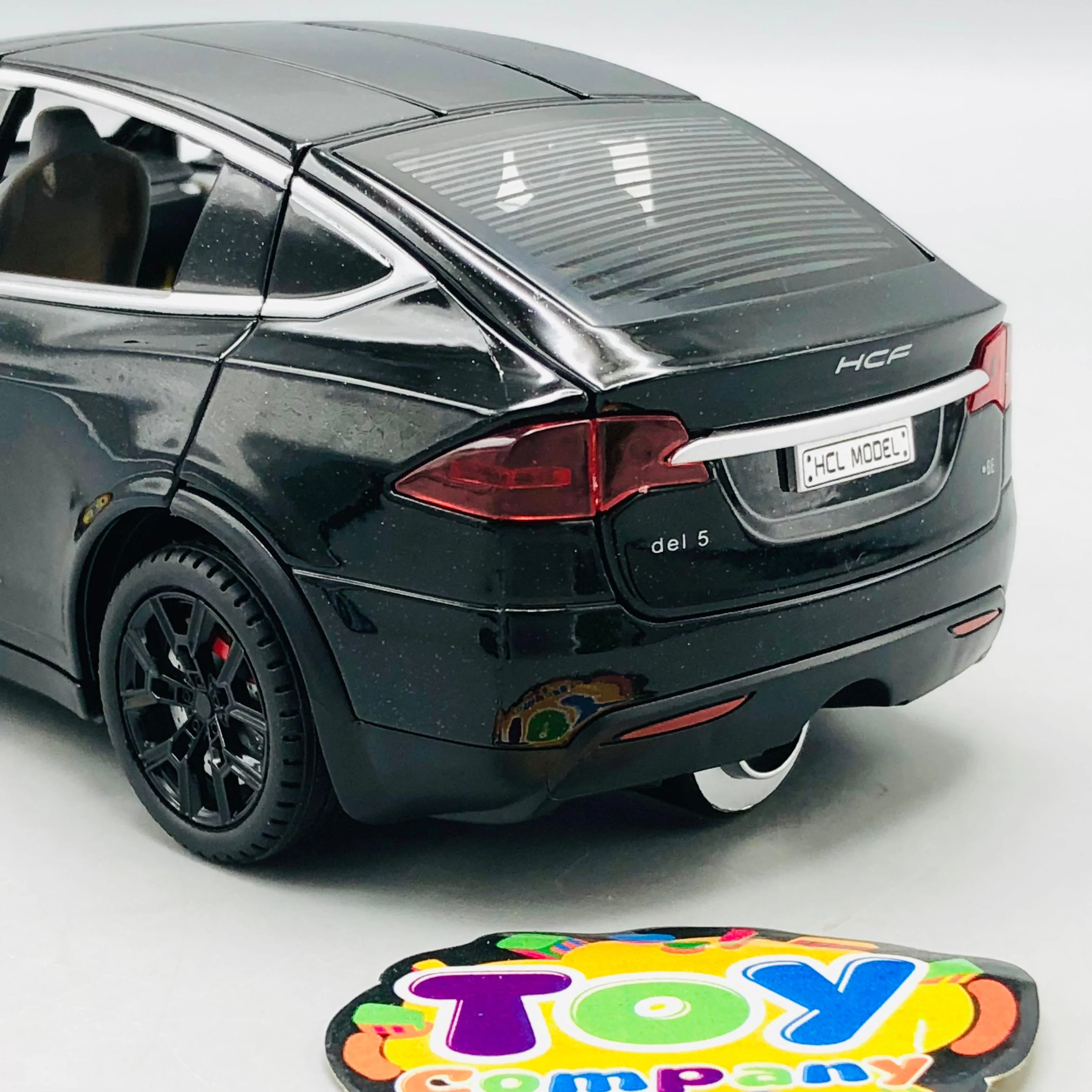1:22 RC Diecast Tesla X Model Car With Smoke - Image 10
