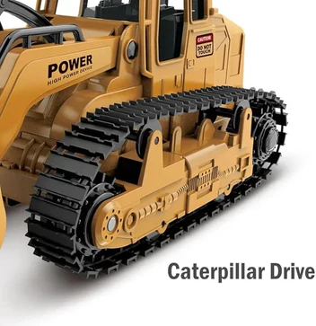 1:22 Remote Control Bulldozer With Lights - Image 10