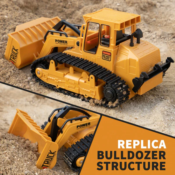 1:22 Remote Control Bulldozer With Lights - Image 11
