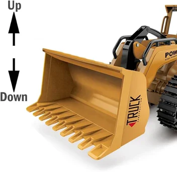 1:22 Remote Control Bulldozer With Lights - Image 9