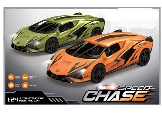 1:24 Acoustio-Optic Inertial Car - 1Pc - Image 2