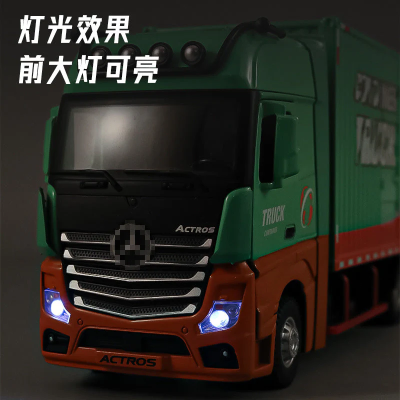 1:24 Diecast 1851 Edition Heavy Container Transport Truck - Image 4