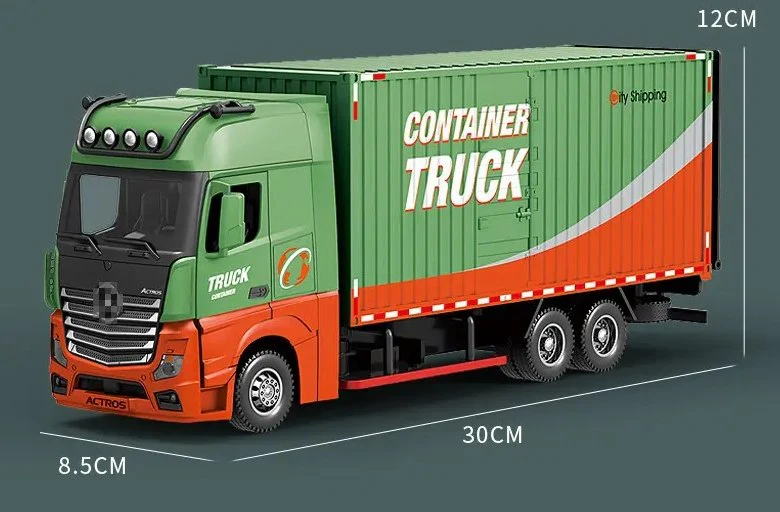 1:24 Diecast 1851 Edition Heavy Container Transport Truck - Image 7