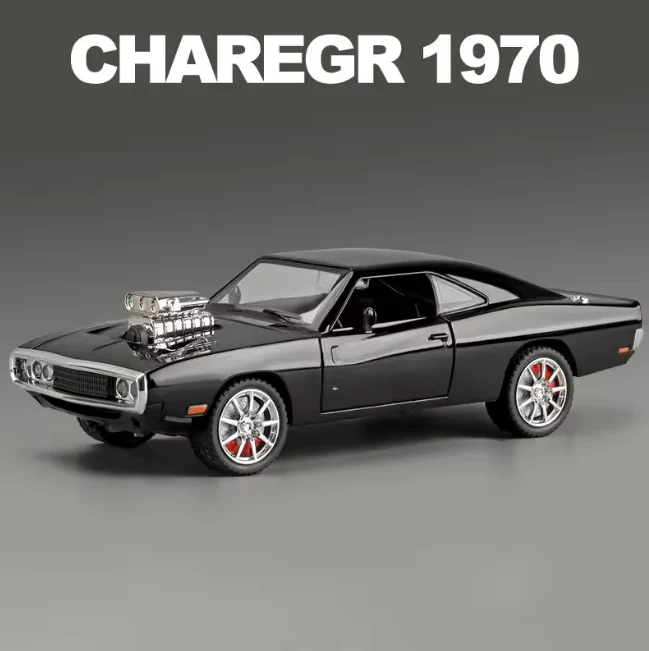 1:24 Diecast Dodge Charger 1970 Fast & Furious Model Car - Image 11