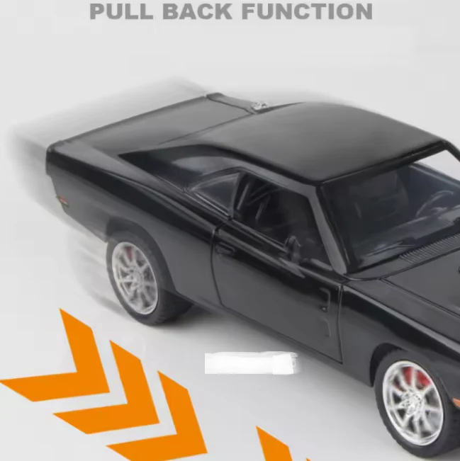 1:24 Diecast Dodge Charger 1970 Fast & Furious Model Car - Image 5