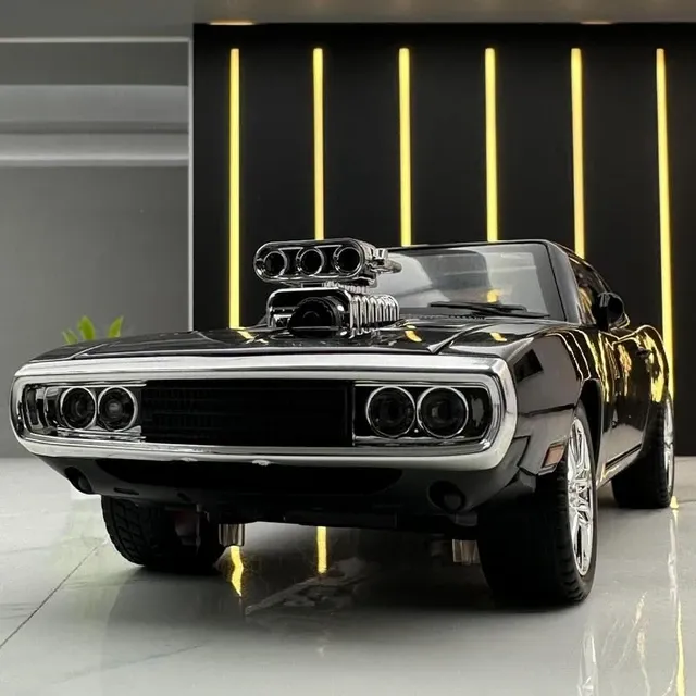 1:24 Diecast Dodge Charger 1970 Fast & Furious Model Car - Image 9