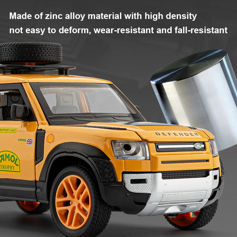 1:24 Diecast Land Rover Defender Modified Model - Image 2