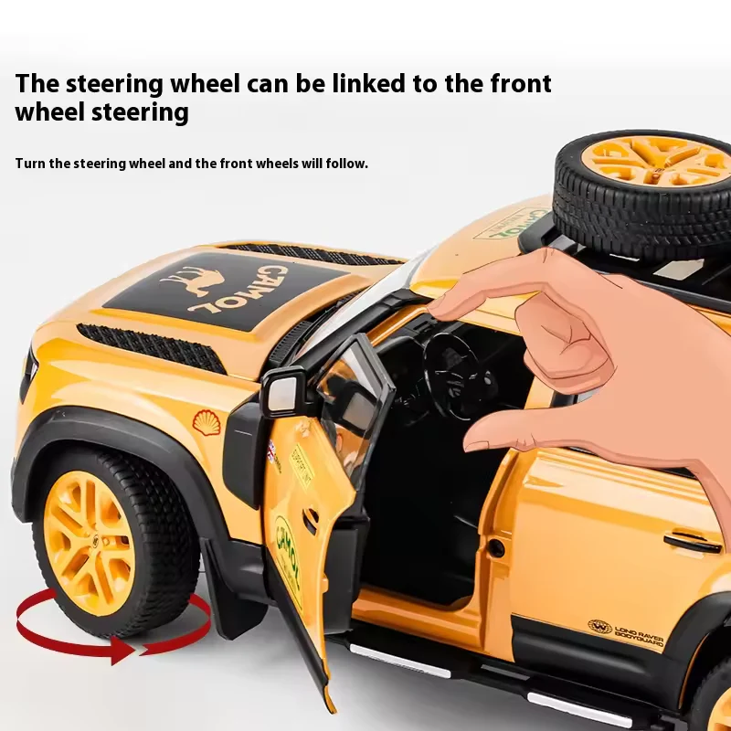 1:24 Diecast Land Rover Defender Modified Model - Image 8