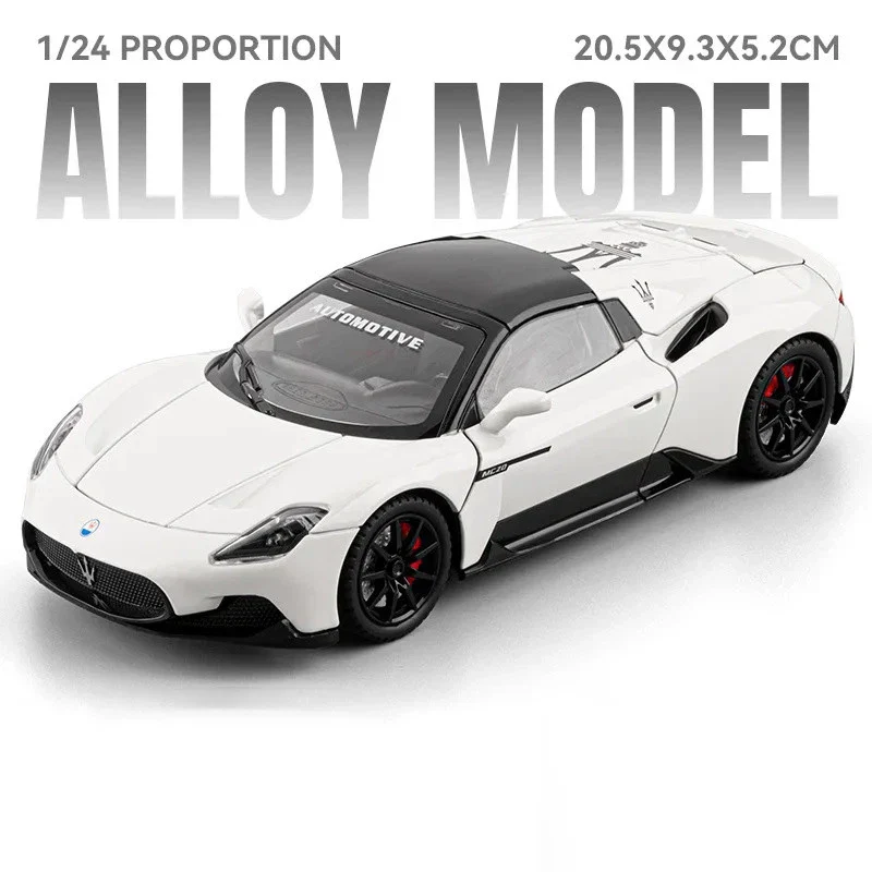1:24 Diecast Maserati MC20 Convertible Model Car - Image 11