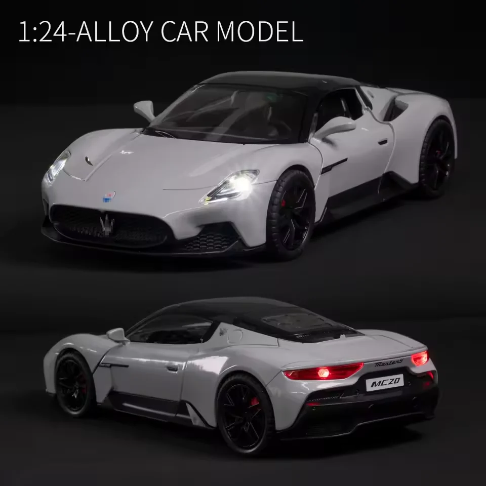1:24 Diecast Maserati MC20 Convertible Model Car - Image 8