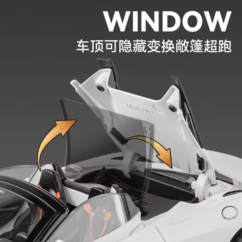 1:24 Diecast McLaren 720S Model Car With Smoke - Image 3
