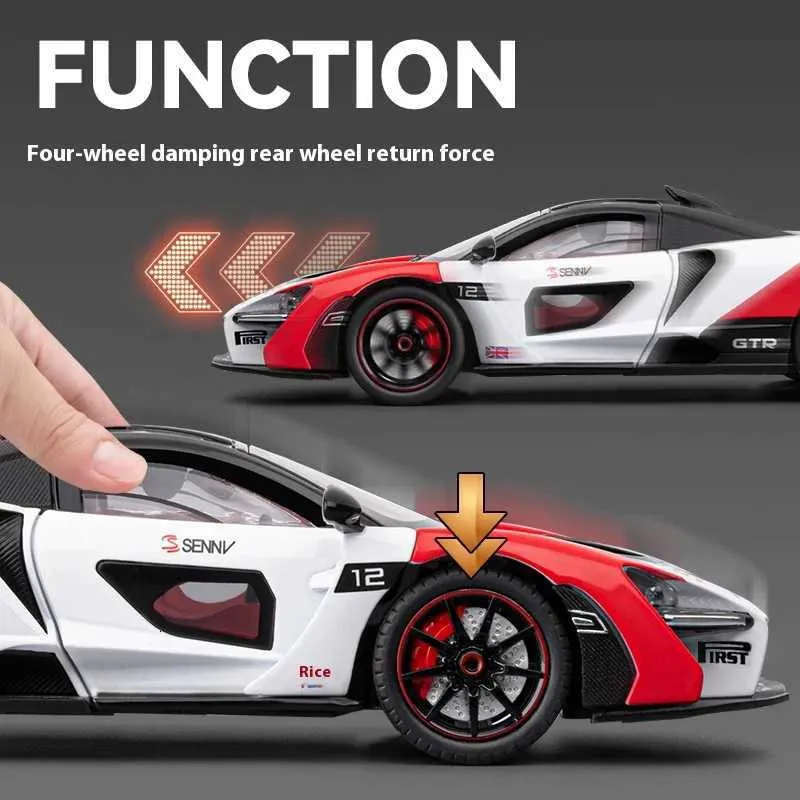 1:24 Diecast McLaren Senna GTR Model Car - Image 4