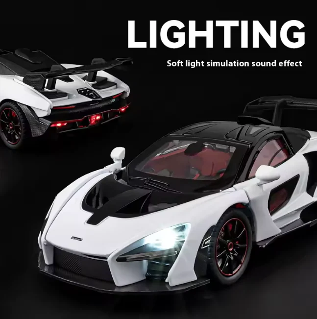 1:24 Diecast McLaren Senna Model Car - Image 2