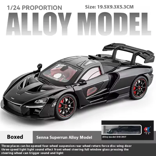 1:24 Diecast McLaren Senna Model Car - Image 7
