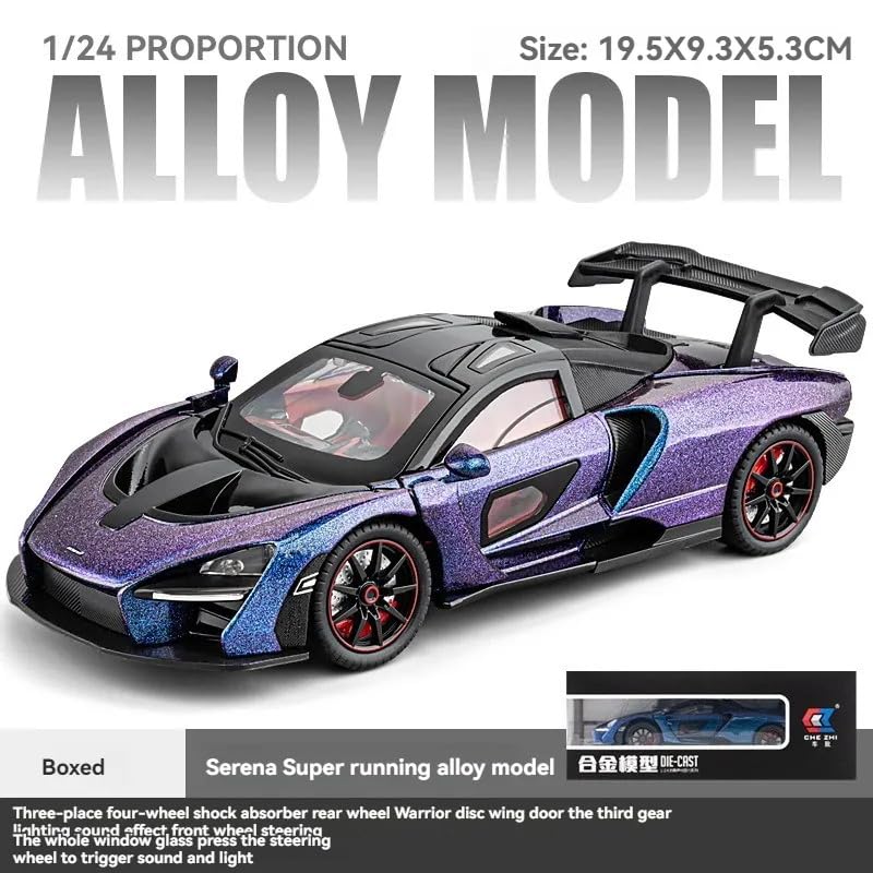 1:24 Diecast McLaren Senna Model Car - Image 8