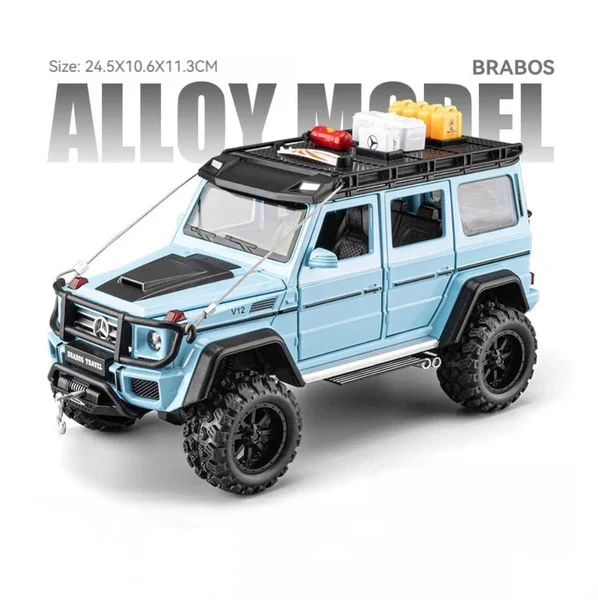 1:24 Diecast Mercedes Brabos Travel G550-4x4 - Image 8