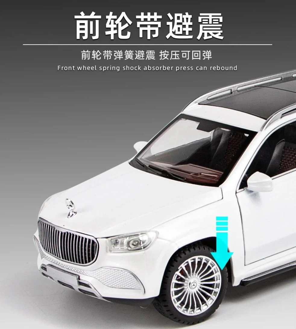 1:24 Diecast Mercedes Maybach GLS 600 Model Car - Image 3