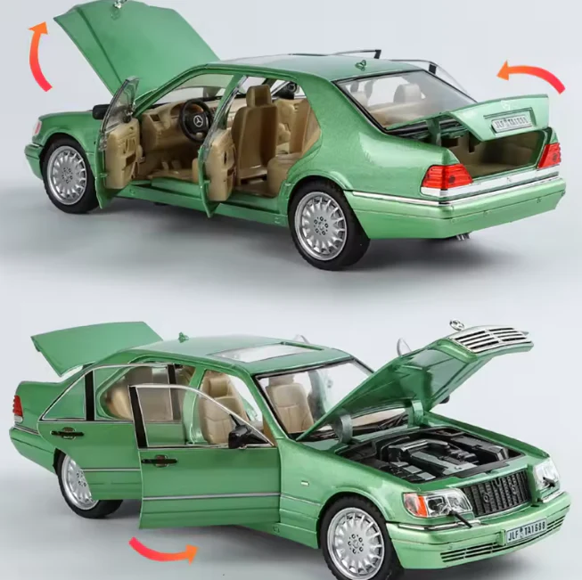 1:24 Diecast Mercedes W140 SL320 Model Car - Image 4