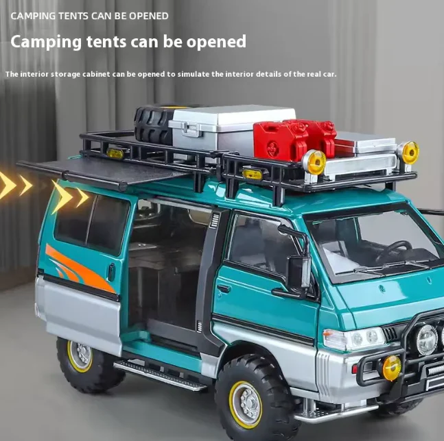 1:24 Diecast Mitsubishi Delica Van Model - Image 3