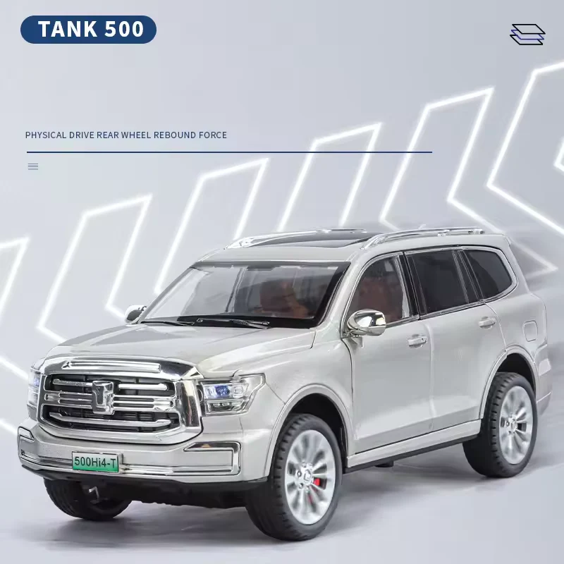 1:24 Diecast Tank 500 Hi4-T SUV Model Car - Image 5