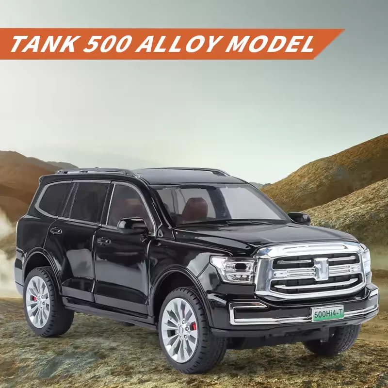 1:24 Diecast Tank 500 Hi4-T SUV Model Car - Image 6