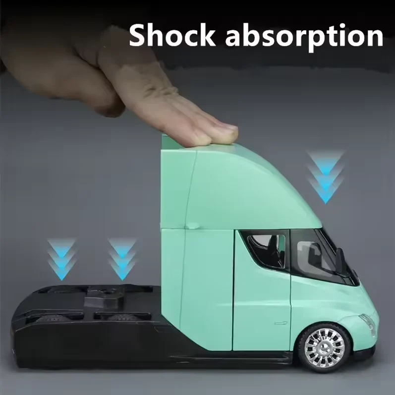 1:24 Diecast Tesla Semi Truck Model - Image 3