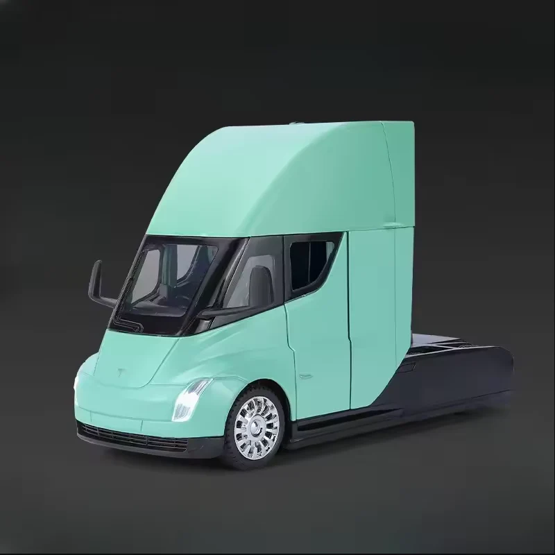1:24 Diecast Tesla Semi Truck Model - Image 5