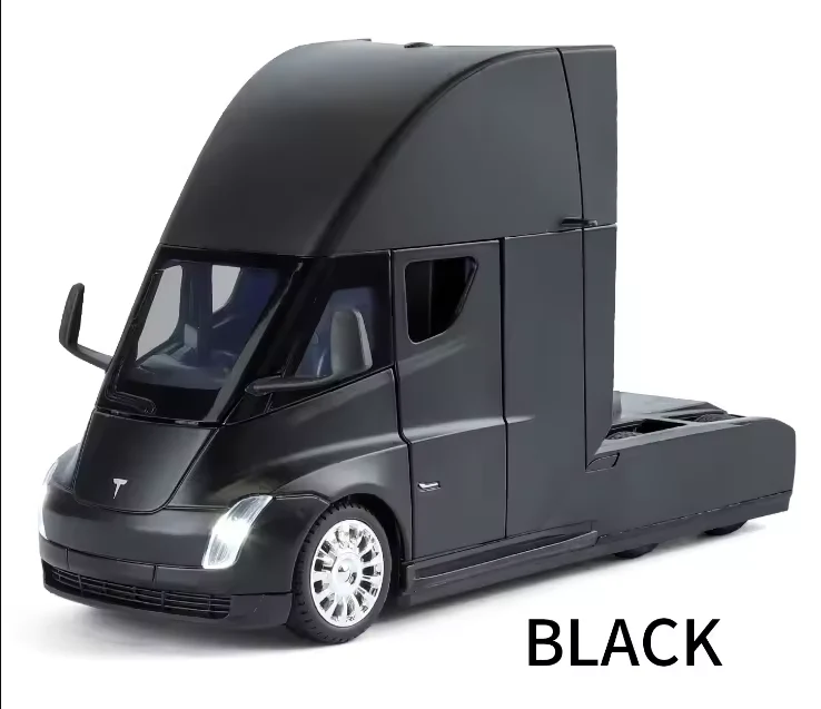 1:24 Diecast Tesla Semi Truck Model - Image 6
