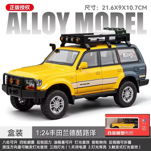 1:24 Diecast Toyota Land Cruiser LC80 - Image 10