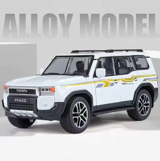 1:24 Diecast Toyota Land Cruiser Prado LC250 Model - Image 10