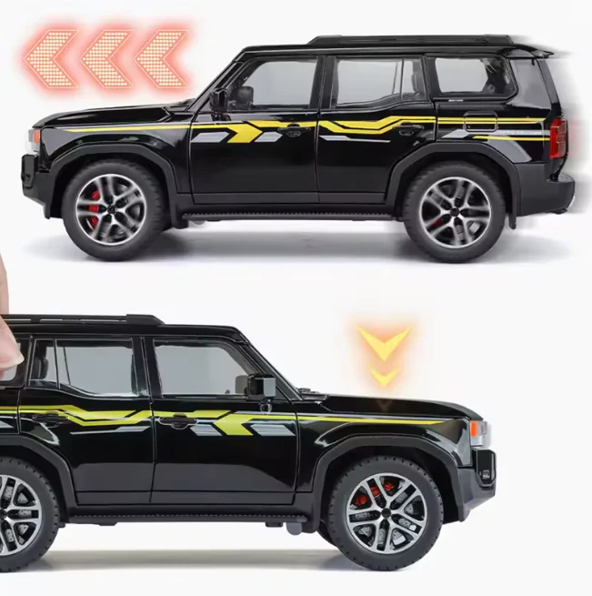 1:24 Diecast Toyota Land Cruiser Prado LC250 Model - Image 5