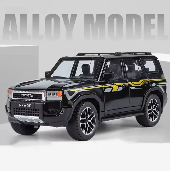 1:24 Diecast Toyota Land Cruiser Prado LC250 Model - Image 9