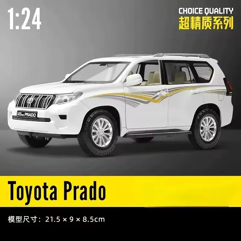 1:24 Diecast Toyota Land Cruiser Prado Official Licensed Model - Image 4
