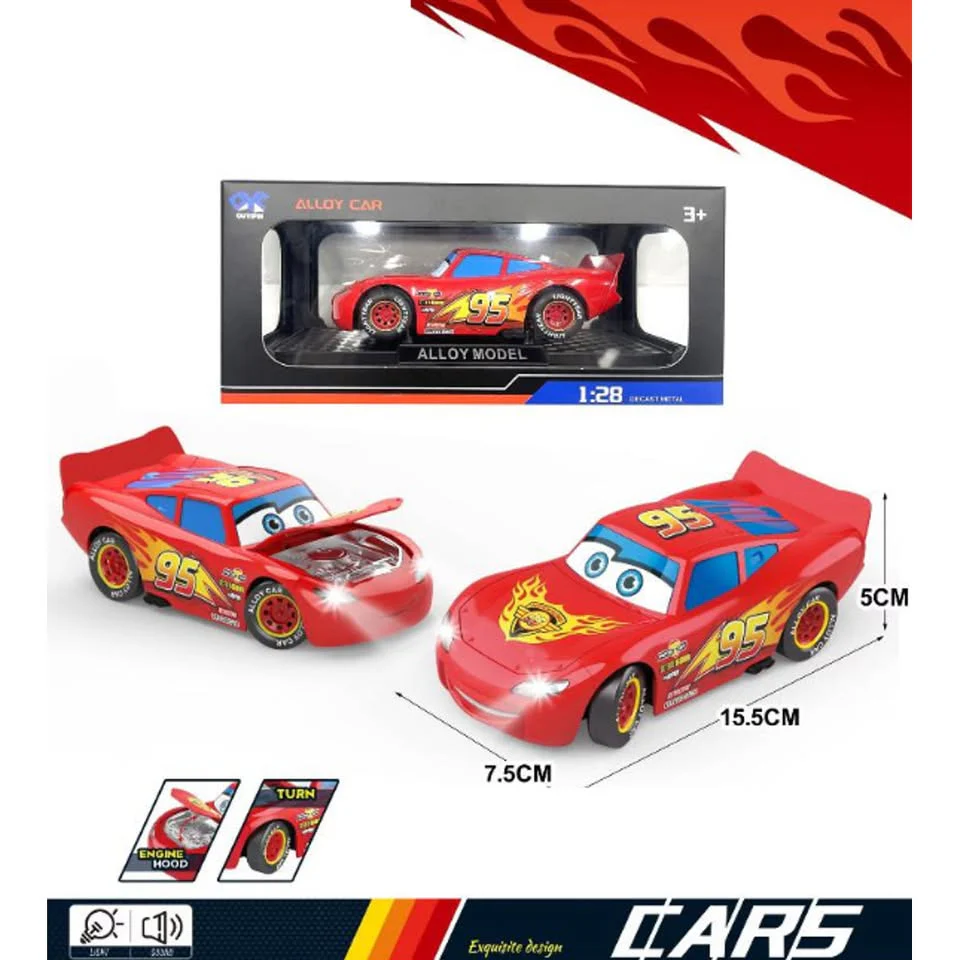 1:28 Diecast McQueen Model Car - Image 2