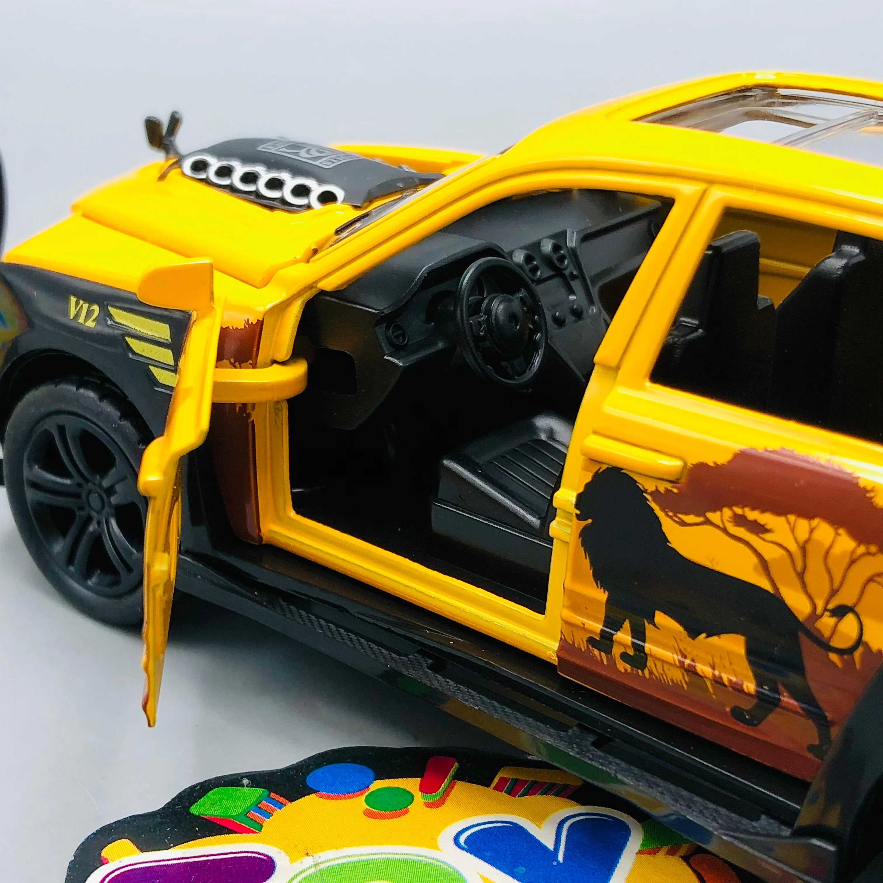 1:28 Mini Diecast Rolls Royce Modified Model - 1Pc - Image 7