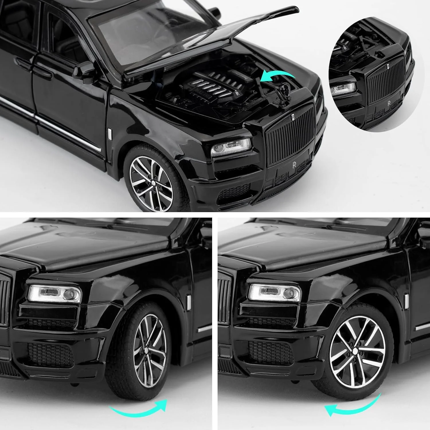 1:32 Diecast Cullinan SUV Model car - Image 8