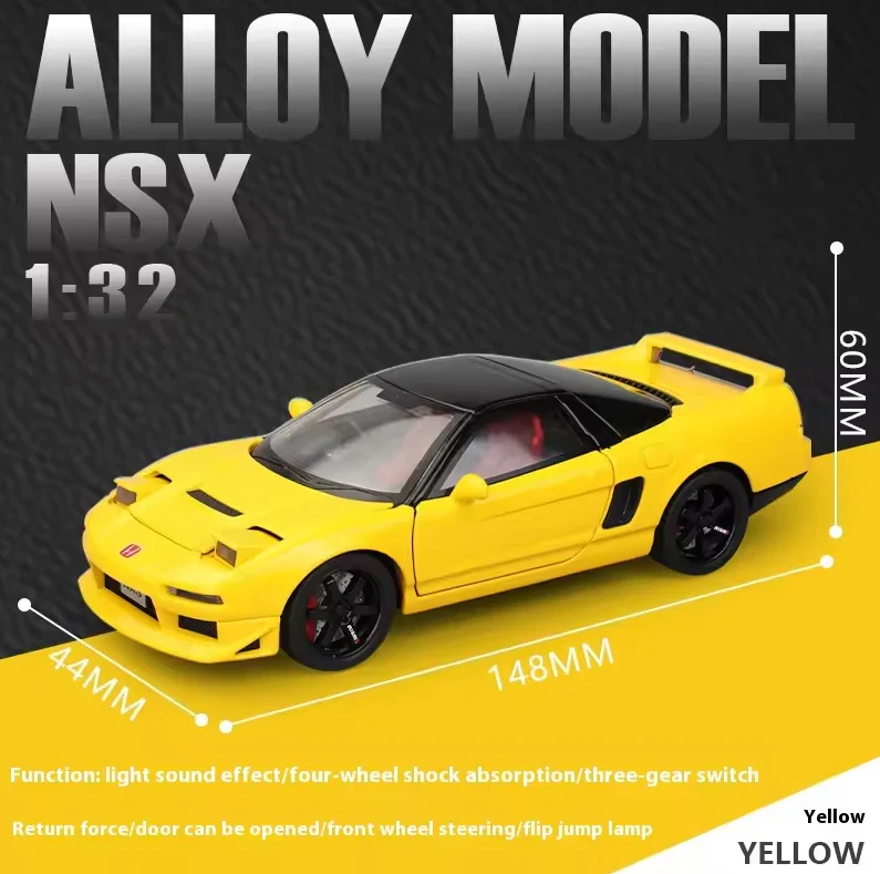 1:32 Diecast Honda Acura NSX Model Car - Image 7