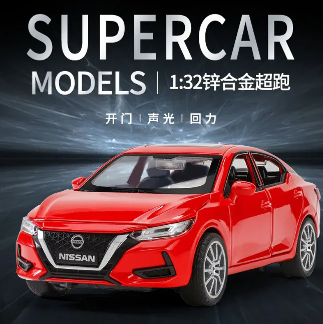 1:32 Diecast Nissan Sylphy Light & Sound Model Car - Image 9