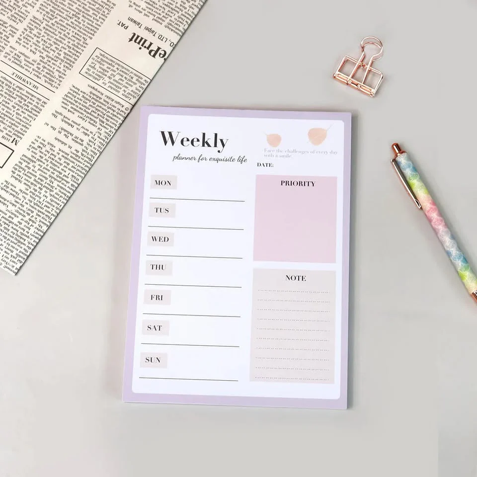 10* Inches 50 Pages Premium Weekly Plan Diary - Assortment - Image 3