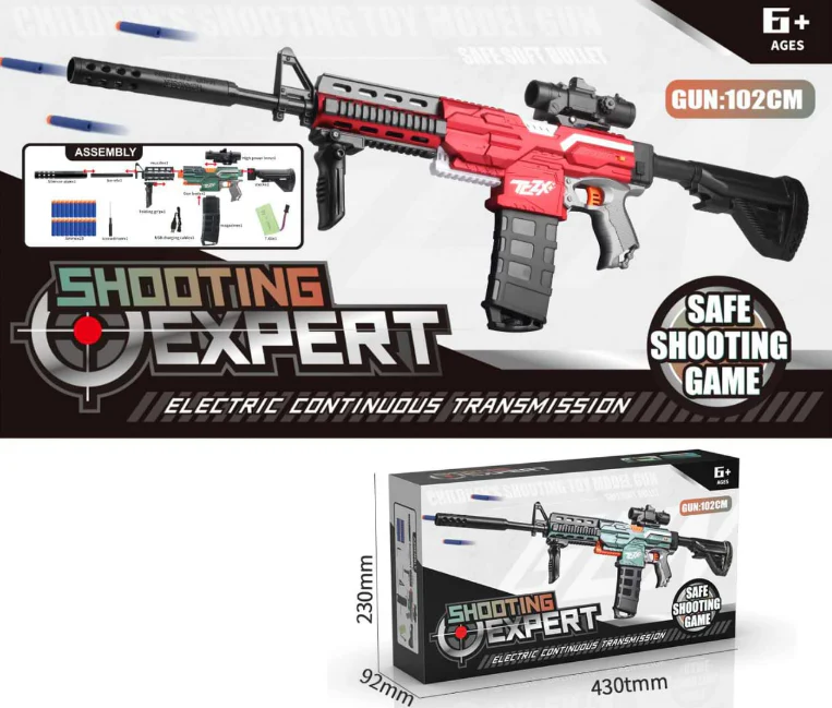 102cm Electric Soft Bullet Shooting Gun - Image 2